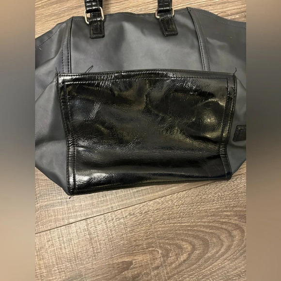 Victoria's Secret Small Travel Carry On Overnight Bag Black Cheetah Inside Print - Picture 4 of 4